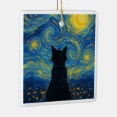 Ornament Cat Starry Night Van Gogh (Rechts)