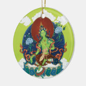 ORNAMENT CERAMIC - Green Tara & White Tara (Links)