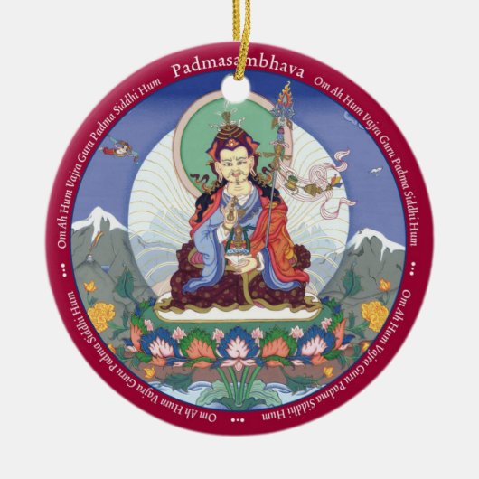 ORNAMENT CERAMIC - Padmasambhava + Sluiten (Voorkant)