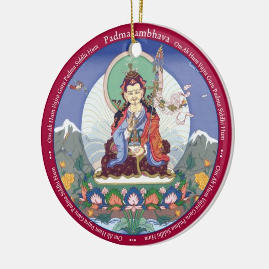 ORNAMENT CERAMIC - Padmasambhava + Sluiten (Links)