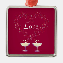 Ornament Champagne Toast