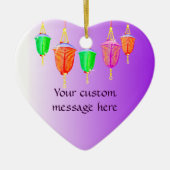 Ornament Chinese lampjes (Voorkant)