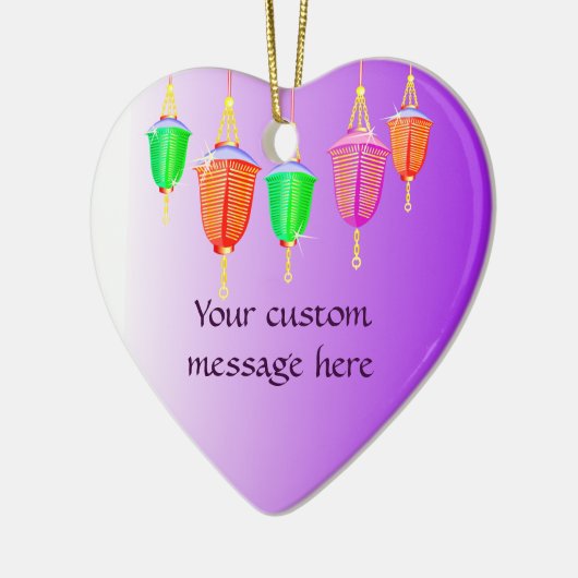 Ornament Chinese lampjes (Links)