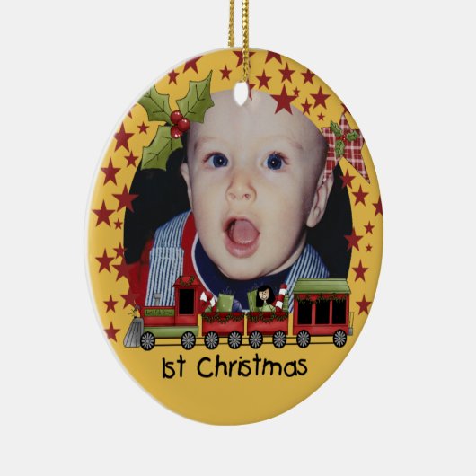 Ornament Choo Choo Train 1 kerstmis (Rechts)