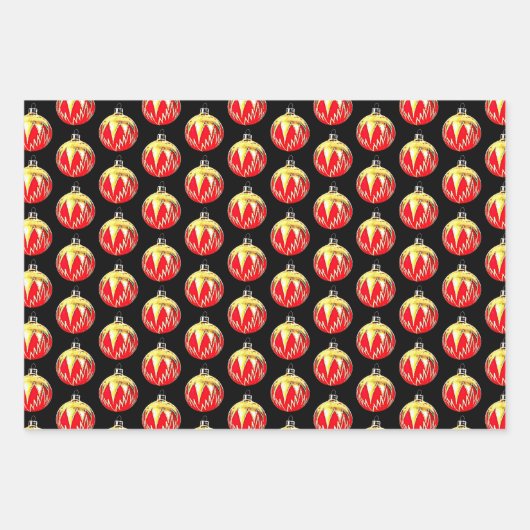 Ornament Christmas Art Wrap Craft Inpakpapier Vel (Voorkant 2)