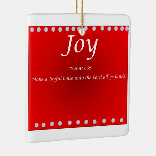 ornament Christmas -Joy (Rechts)