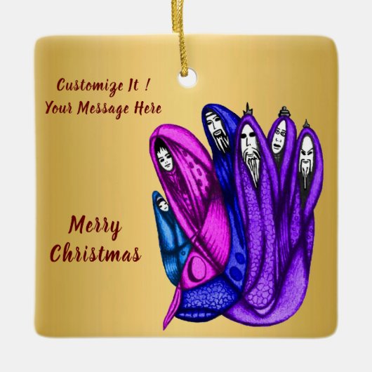 Ornament Christmas Three Wise Kings (Voorkant)
