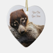 Ornament: Coatimundi #4 (hart) Keramisch Ornament (Rechts)