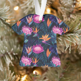 Ornament Colorful Hawaiian Flowers