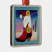 Ornament - Cowboy Boot, helemaal gekleed (Rechts)