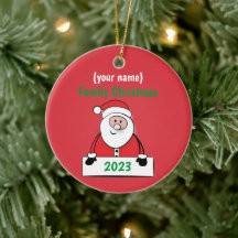 Ornament - Custom Family Christmas (naam toevoegen
