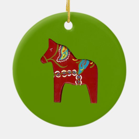 Ornament Dala Horse (Achterkant)