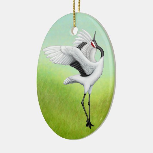 Ornament dansende Japanse kranen (Links)