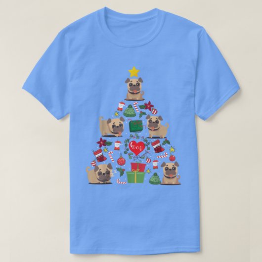 Ornament-decor voor kerstbomen t-shirt (Design voorkant)