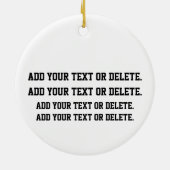 Ornament/decor voor voetgangers - SRF Keramisch Ornament (Achterkant)