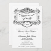 Ornament Design Engagement Party Kaart (Voorkant / Achterkant)