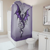 Ornament Dragon Douchegordijn (In situ)