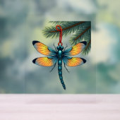 Ornament Dragonfly Acryl Bord (Neutraal)