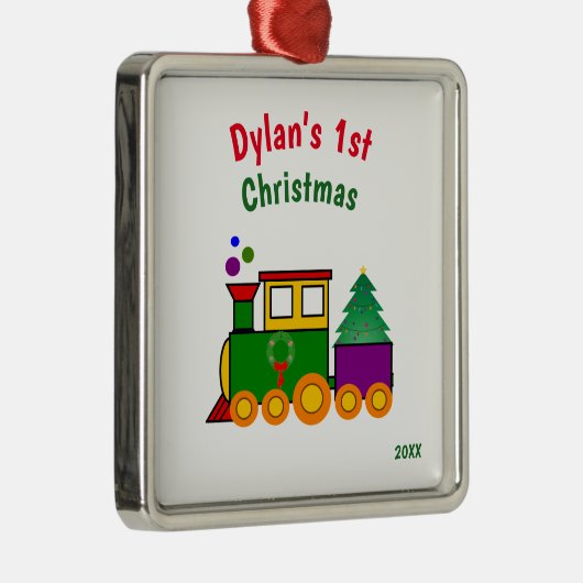 Ornament eerste kersttrein baby (Rechts)