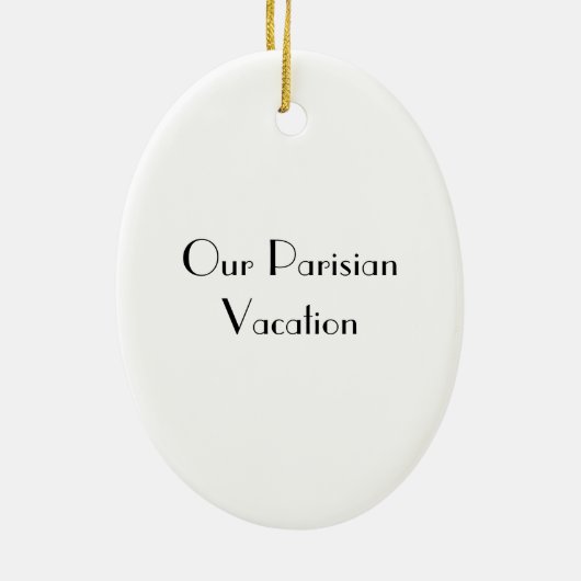 Ornament Eiffel Tower (Achterkant)