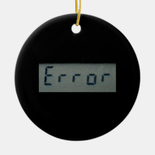 Ornament Elektronische foutmelding
