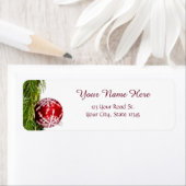 Ornament en Fir Fractal - Vrolijk kerstfeest Etiket (Insitu)