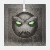 Ornament En Glas Mutemoji Vintage (Voorkant)
