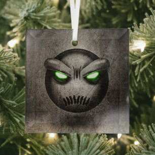 Ornament En Glas Mutemoji Vintage