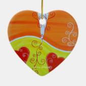 Ornament "Engel für Seelenpartner" (Achterkant)