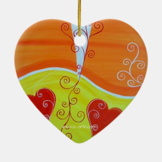 Ornament "Engel für Seelenpartner" (Achterkant)