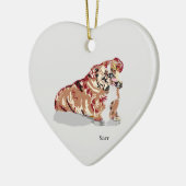 Ornament : Engelse Bulldog (Links)