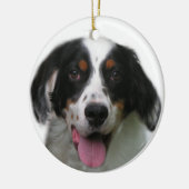 Ornament Engelse Setter (Links)