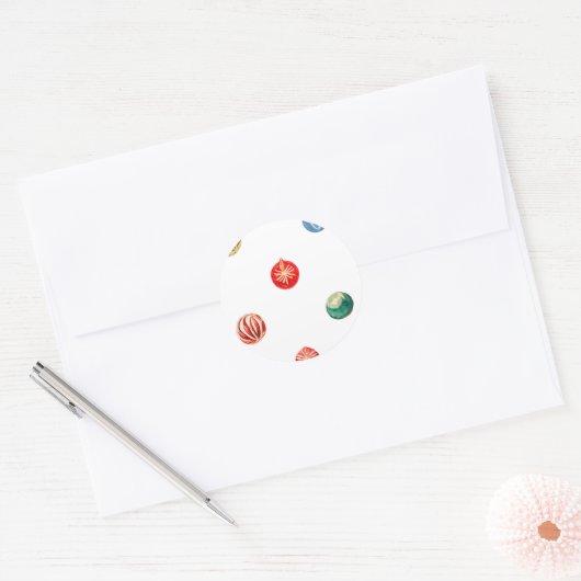 Ornament Envelope Liner Ronde Sticker (Envelop)