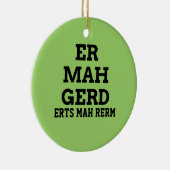 Ornament Ermahgerd door deur Hanger (Rechts)