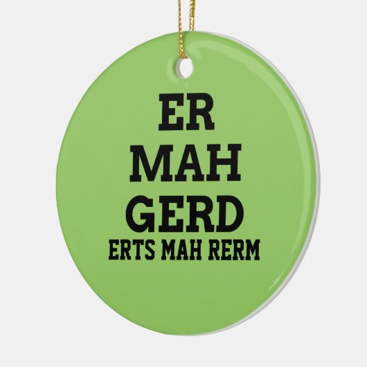 Ornament Ermahgerd door deur Hanger (Links)
