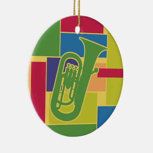 Ornament Euphonium Colorblos (Rechts)