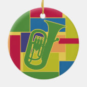Ornament Euphonium Colorblos (Achterkant)