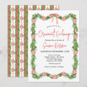 Ornament Exchange Kerst Party uitnodiging (Voorkant / Achterkant)