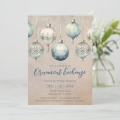 Ornament Exchange  vakantieontwerp Kaart (Staand voorkant)