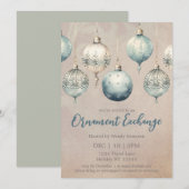 Ornament Exchange  vakantieontwerp Kaart (Voorkant / Achterkant)