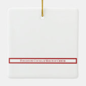 Ornament: Family Christmas Shopping Weekend  Keramisch Ornament (Achterkant)