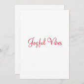 Ornament Feestdagenkaart (Voorkant / Achterkant)