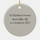 Ornament for 91 Highland Ave in 1925 (Achterkant)