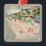 ornament "Fort Myer's Beach"<br><div class="desc">"Fort Myer's Beach" Ornament schilderij van Therese Kramer</div>