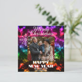 Ornament Foto Multikleurig Feestdagenkaart (Staand voorkant)