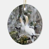 Ornament: Gannets van het liefhebben Keramisch Ornament (Links)