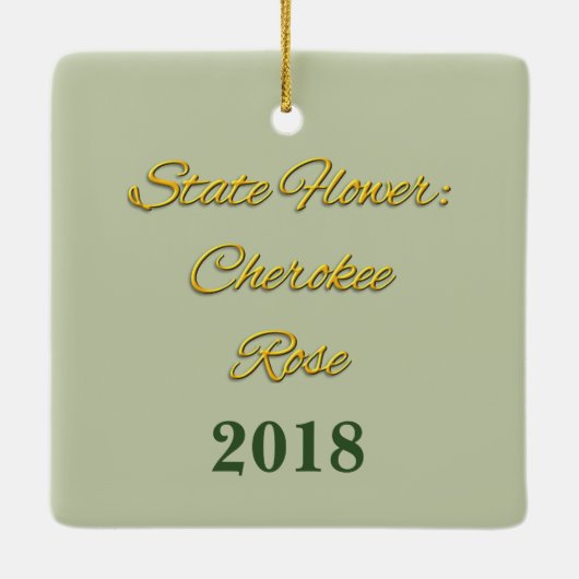 Ornament - GEORGIË (Achterkant)