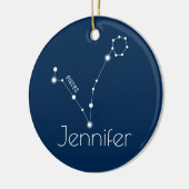 Ornament gepersonaliseerde pisces Constellation (Links)