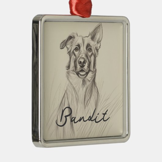 Ornament German Shepard (Rechts)