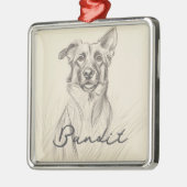Ornament German Shepard (Links)